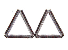 Load image into Gallery viewer, Triangular Beaded Earrings