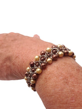 Load image into Gallery viewer, Pearls in Chain-Maille Bracelet
