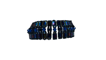 Load image into Gallery viewer, Iridescent Blue and Swarovski Crystal Bracelet
