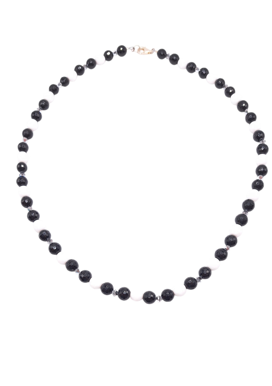 Simple Black and White Necklace