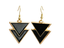 Load image into Gallery viewer, Double Triangle Earrings

